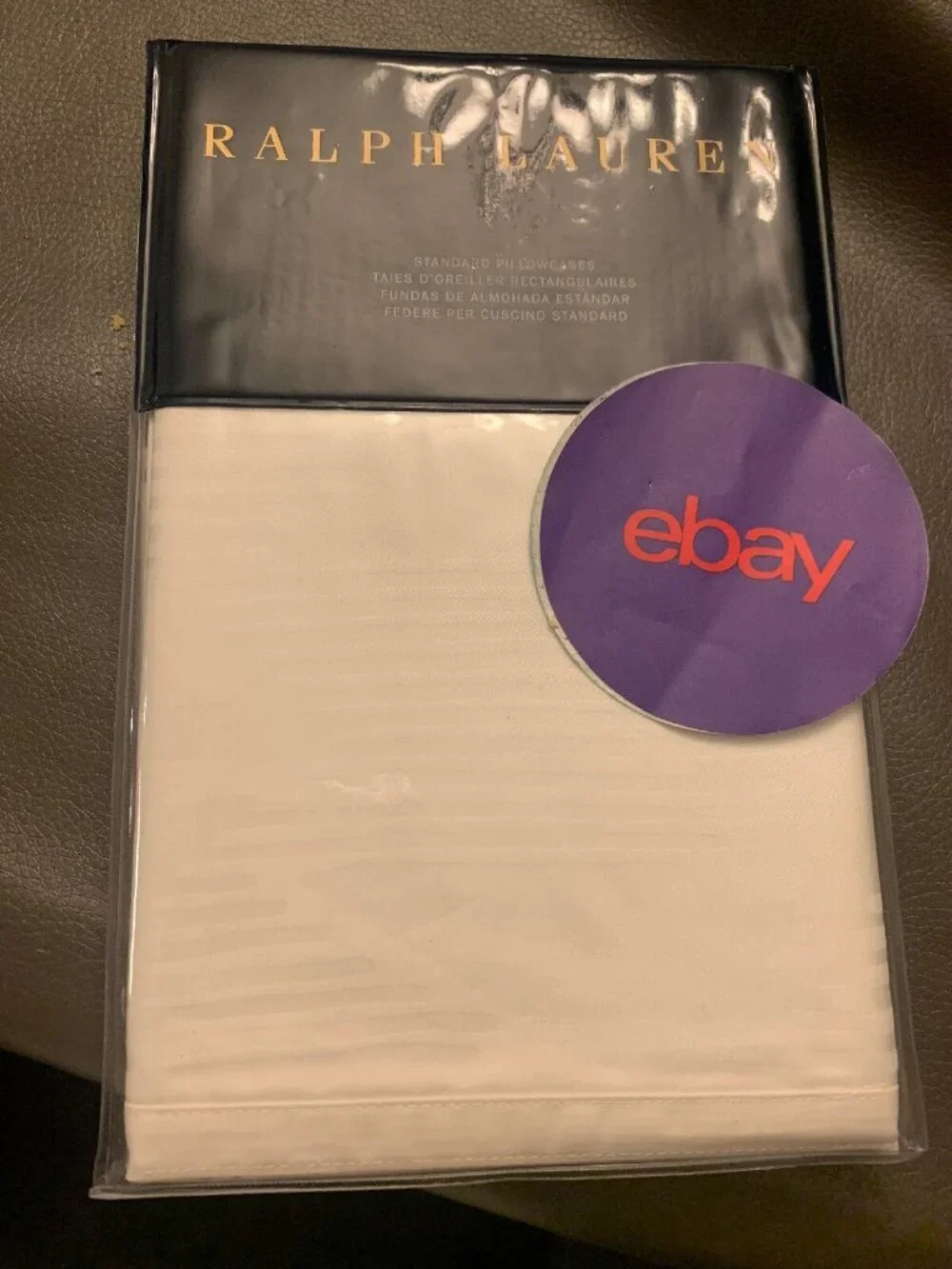Ralph Lauren Standard Pillowcases Cerillos Emilia Cream Set Of 2